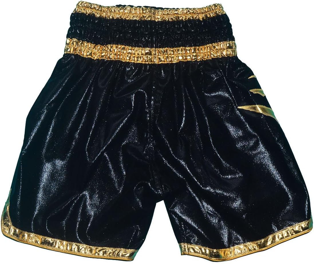 PHENOM BOXEO フェノムボクセオ 限定黒ラメ生地 ロングショーツ#025